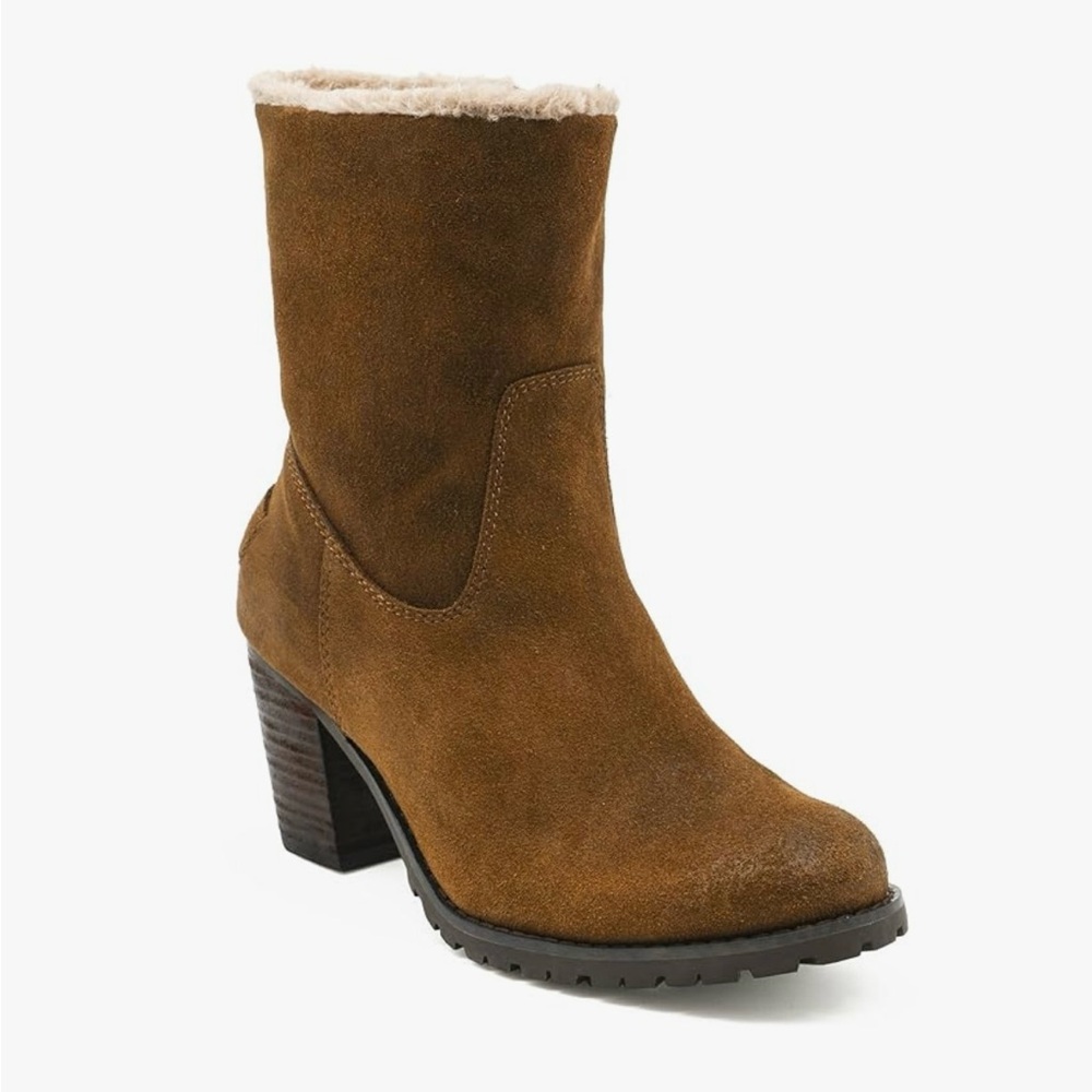 BareTraps Tan Zeldie Heeled Boots NWOT